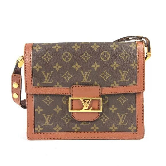LOUIS VUITTON M51410 Monogram Sac-Dauphine Shoulder Bag MonogramCanvas Brown - Picture 1 of 16